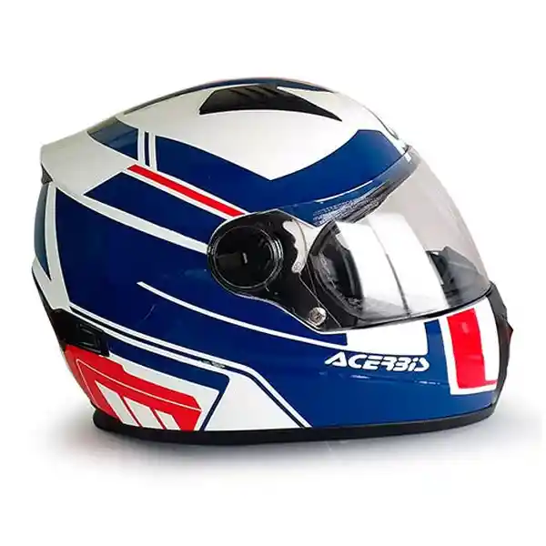 Acerbis Casco Fullface Rojo Azul Blanco Talla L