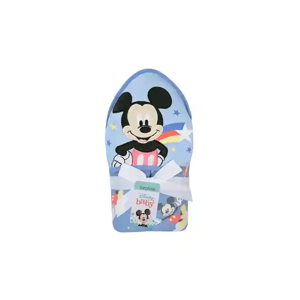 Mickey Toalla Capucha Bambino Celeste