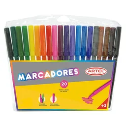 Artel  Marcadores Estuche 20 Colores