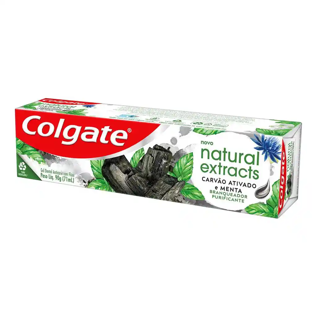 Colgate Creme Dental Natural Extracts Carvão Ativado