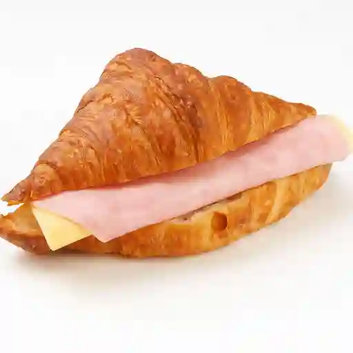 Croissant jamón y queso