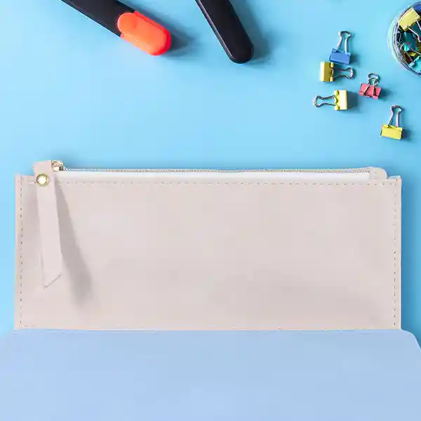 Miniso Cuaderno de Negocios Trifold Azul