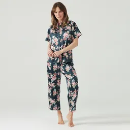 Pijama Mao Estampado Azul Talla S Bbz Barbizon