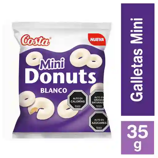 Coosta Galleta Mini Donuts Chocolate Blanco