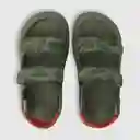 Sandalias Doble Ajuste Camuflada Niño Verde Musgo T. 33 Colloky