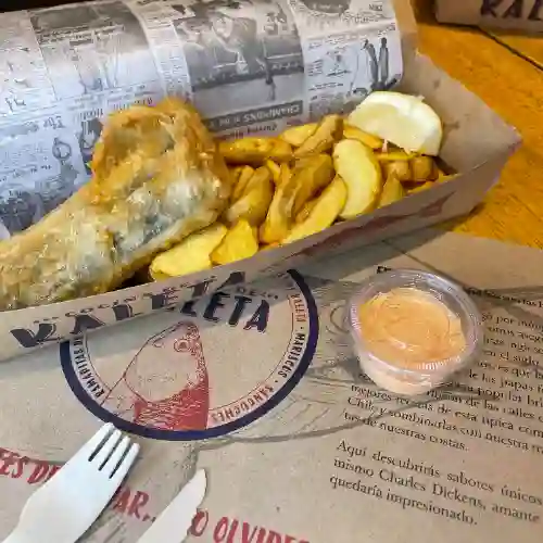 Merluza Austral Frita (fish&chips)