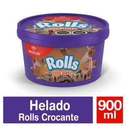 Bresler Helado Rolls Crocante de Chocolate