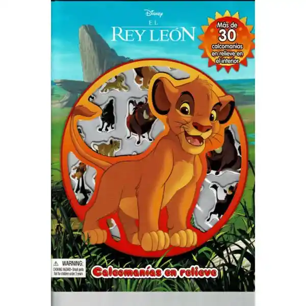 El Rey León - Stickers en Relieve