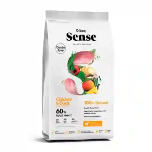 Dibaq Sense Alimento Natural Perro Receta Pollo y Pato