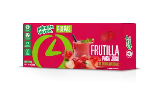 Pulpa Frutilla Minuto Verde