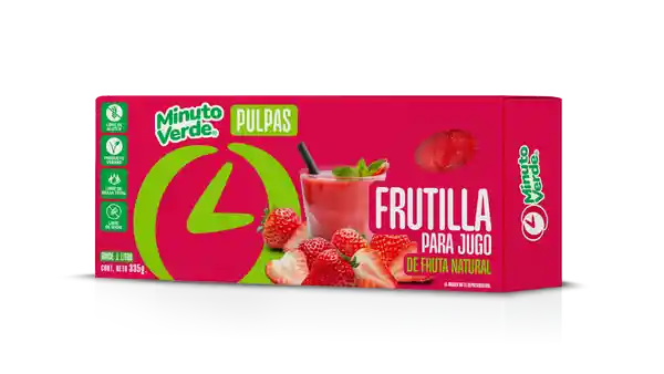 Pulpa Frutilla Minuto Verde