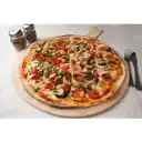 Pizza Carnívora Mitad Vegetariana