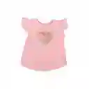 Polera Bebe Niña Rosado Pillin 12 M