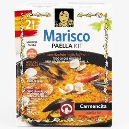 Carmencita Paella Kit Pescado y Marisco 2 Raciones