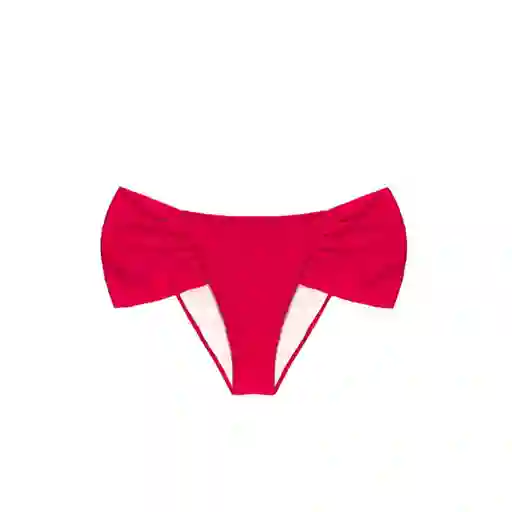 Bikini Calzón Con Laterales Drapeados Rojo Talla M Samia