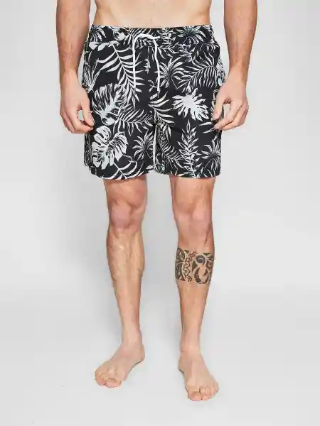 Kenneth Stevens Traje de Baño Epanto Negro L SS25