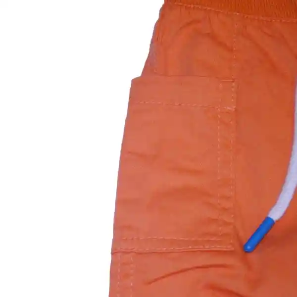 Pantalón Bebe Niño Naranja Pillin 12 M