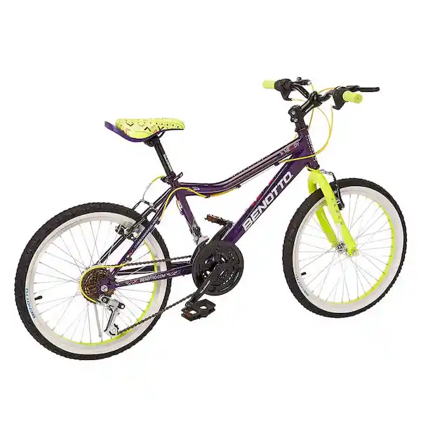 Benotto Bicicleta R20 21V Melody Niña Morado MRDMEL2021UNMO