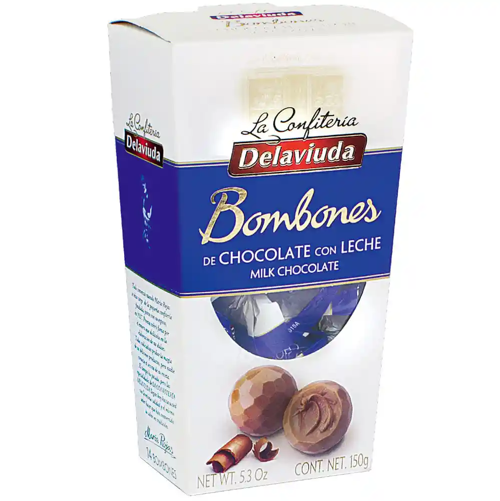 Bombones Chocolate C/leche Delaviud