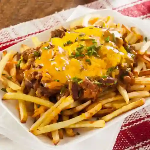 Papas Carne Queso