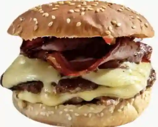 Burger Texana ( Doble Carne ) Papas Fritas de Cortesia