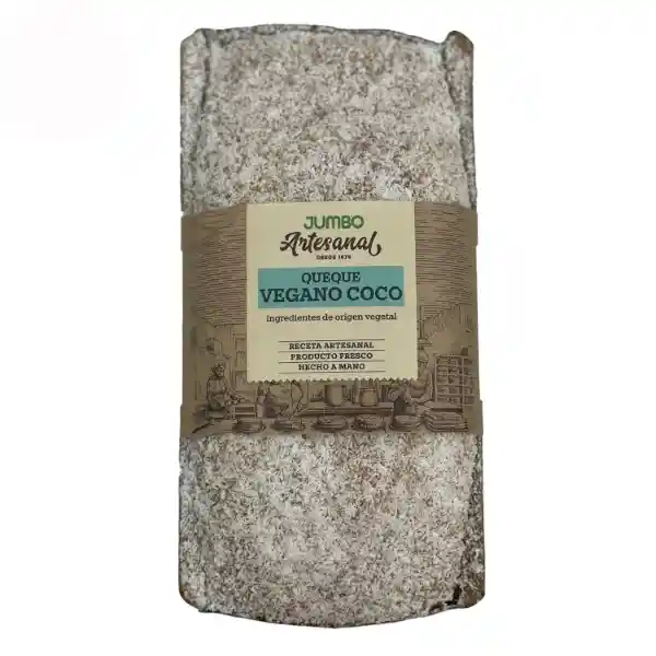 Queque Vegano Coco Jumbo Artesanal