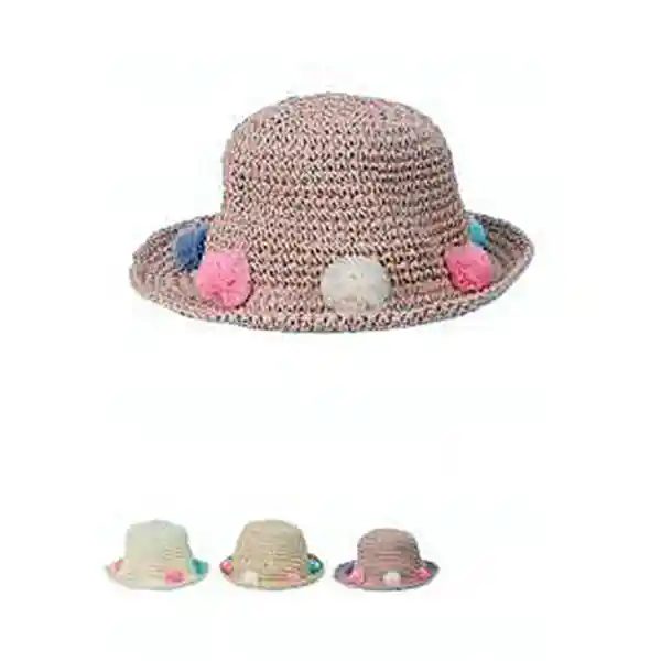 Sombrero Infantil de Paja 57 cm Miniso