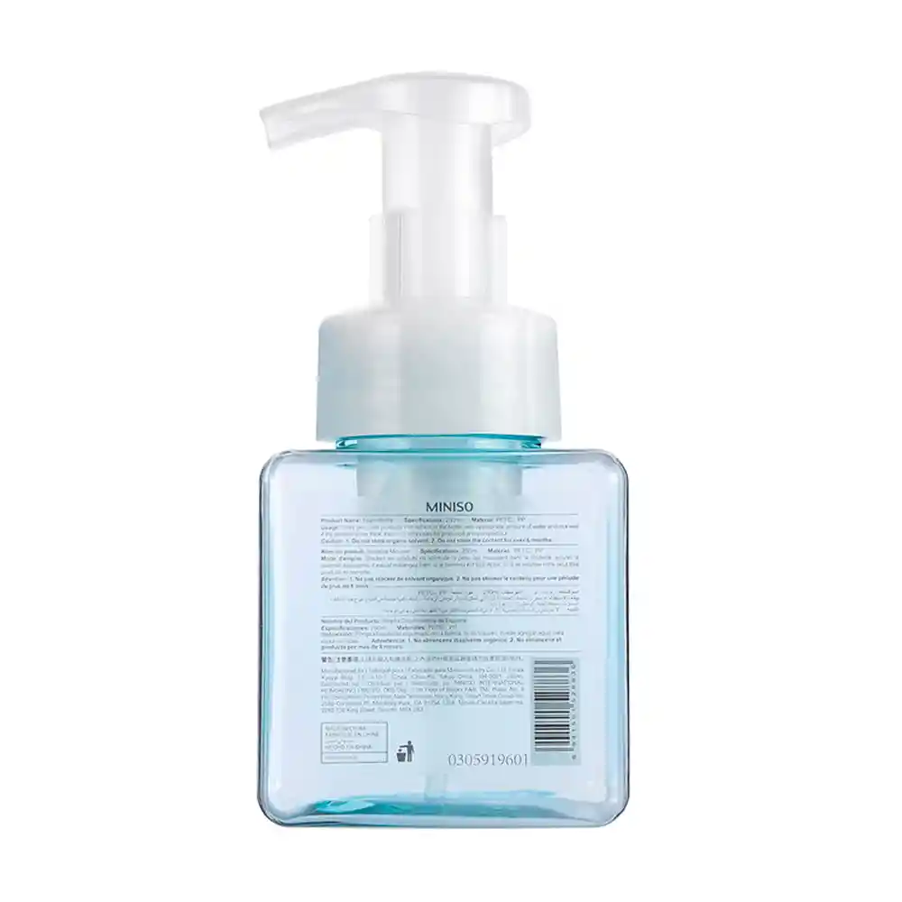 Miniso Botella De Viaje Refill Azul