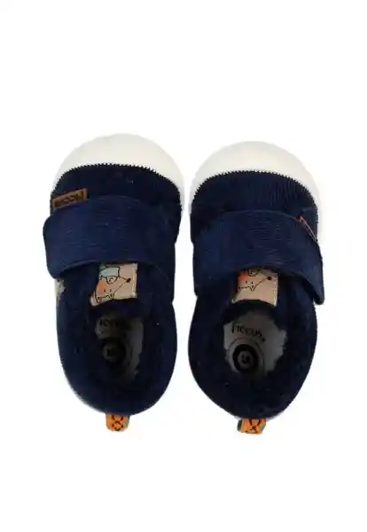 Zapatillas Velcro Gatear Soft Niño Azul 18 825 Ficcus