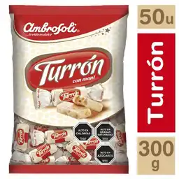 Ambrosoli Caramelo Mini Turrón con Maní