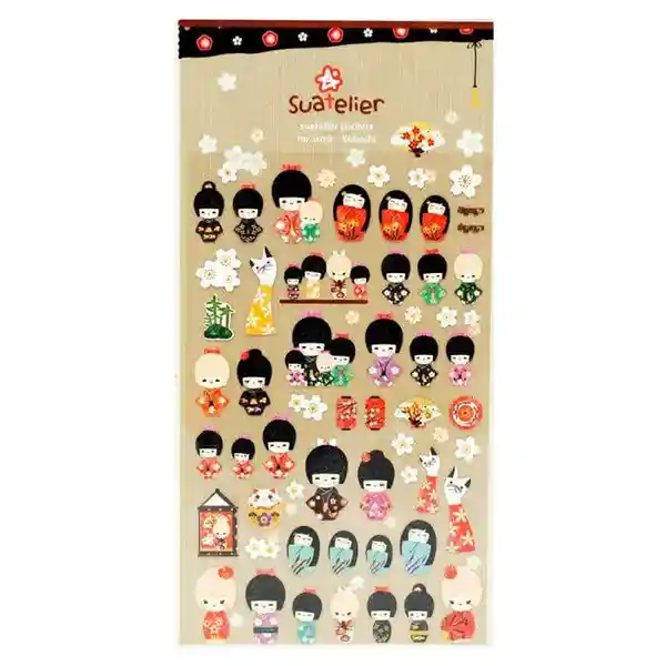 Suatelier Sticker Kokeshi