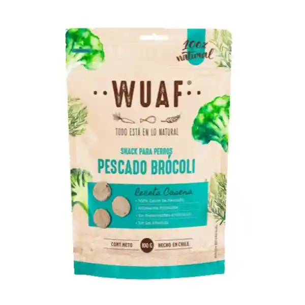 Wuaf Snack Perro Pescado Brocoli