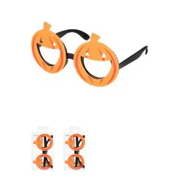 Lentes Para Fiesta de Calabaza Naranja Halloween Miniso