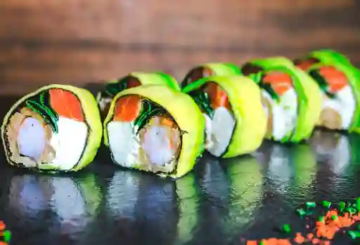 39. Roll Sin Arroz Salmón