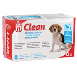 Dog it Pañal Desechable Para Perro Talla M