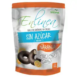 En Línea Galleta Cubierta Cacao Naranja