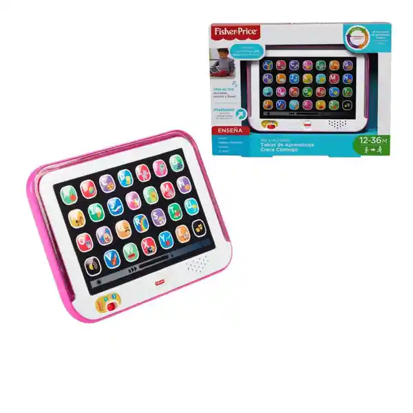 Fisher Price Tablet de Aprendizaje Crece Conmigo Rosa