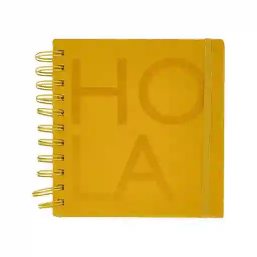 Cuaderno Cuadrado Espiral Pu 120 Hojas Cuadriculadas