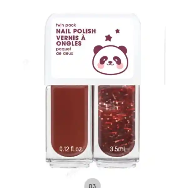 Set Esmalte Para Uñas Tono 03 Miniso