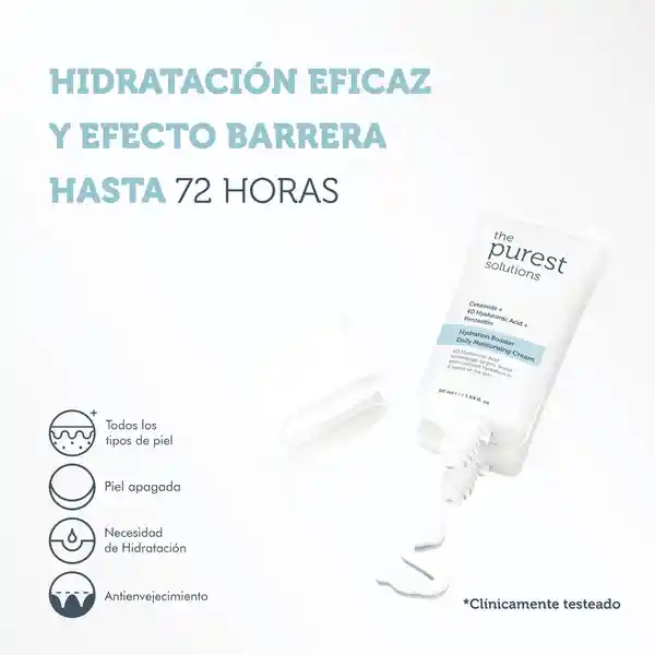 The Purest Solutions Crema Hidratante Diaria Hydration Booster