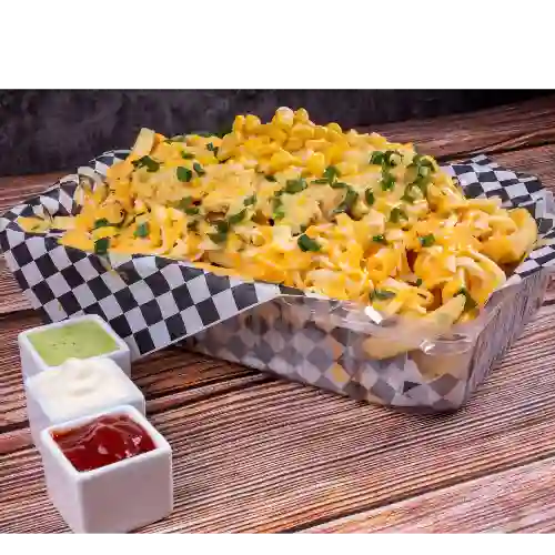 Papas Fritas con Choclo Cremoso-grande