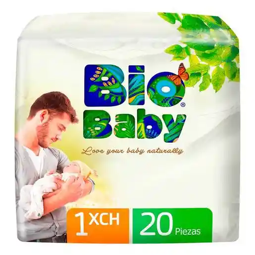 Bio Baby Pañal Desechable Ecológico Unisex Talla 1 Xch