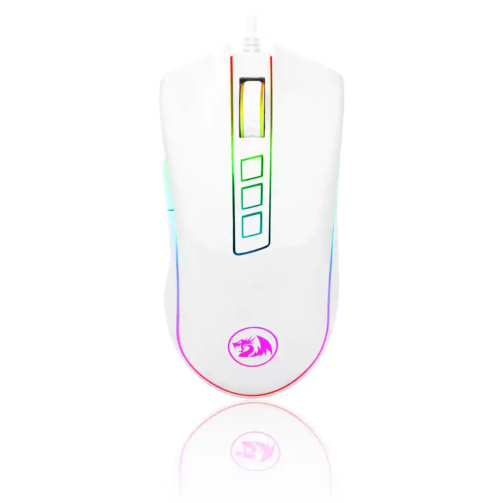 Mouse Gamer Rgb Cobra Blanco Redragon M711W