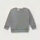 Sweater Esencial de Niño Gris Melange Talla 4A Opaline