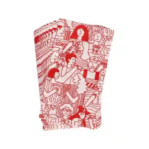 Set de Servilletas de Papel Rectangulares Casaideas