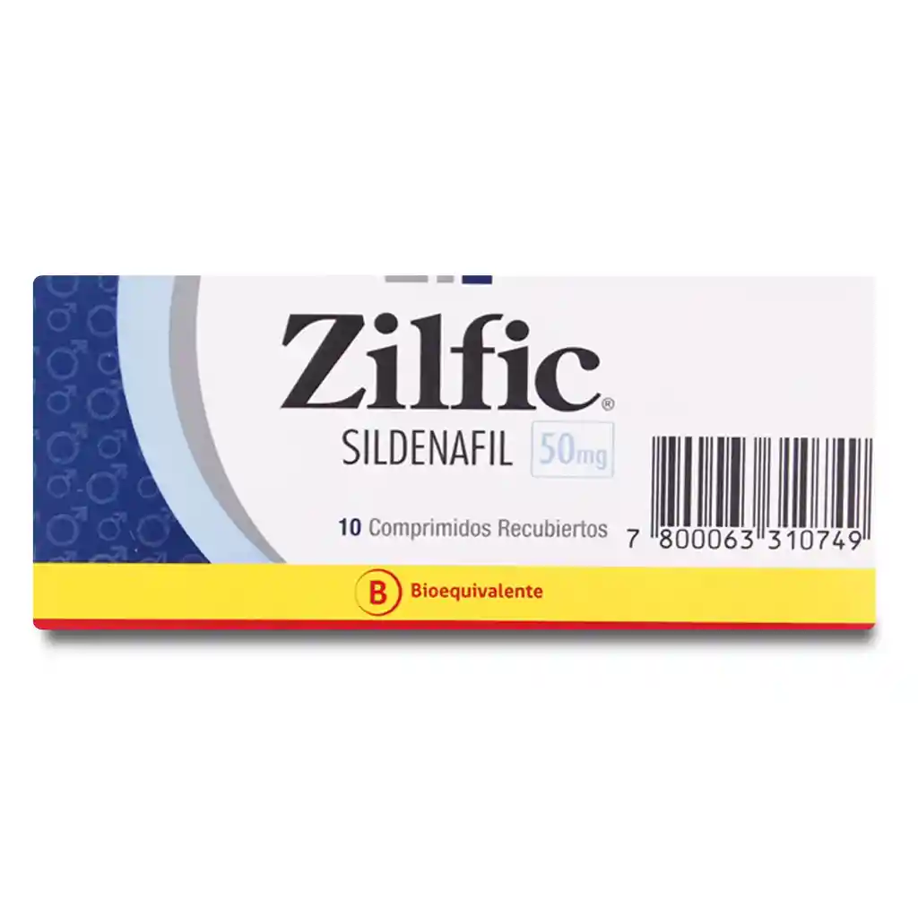 Zilfic Disfuncion Erectil Com 50Mg 10