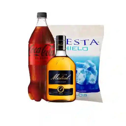 Combo Mistral 750 mL + Coca-Cola Zero 1.5 L + Hielo 1 Kg