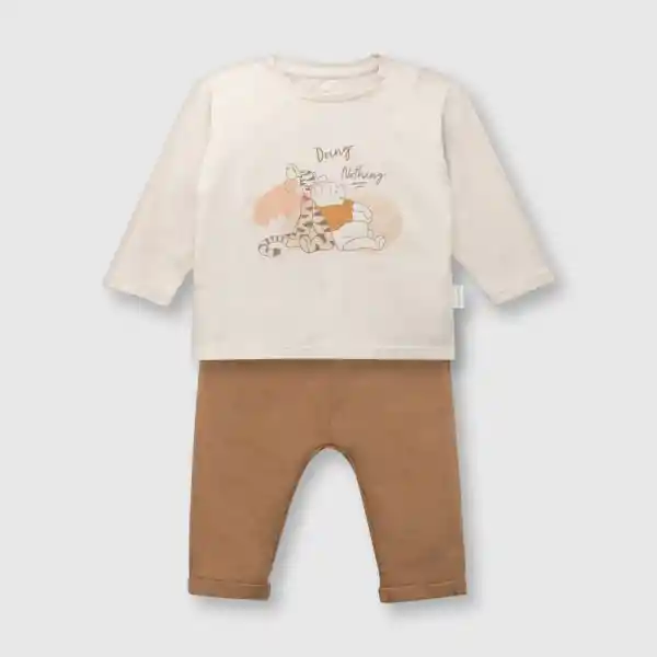 Clemente Mickey de Bebé Niño Off White Talla 3/6M Colloky