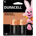 PILA DURACELL C X 2 UNIDADES