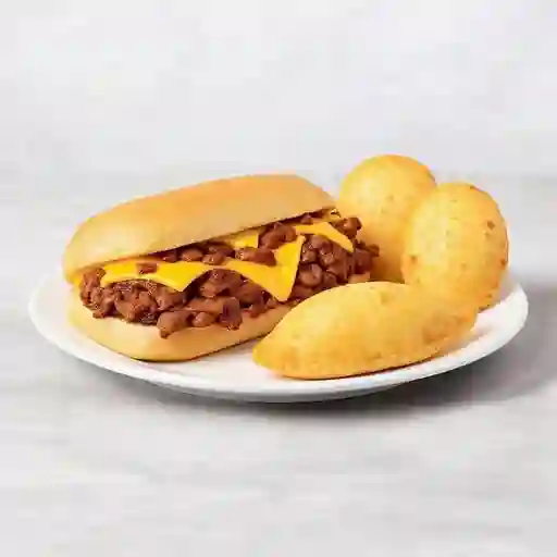 Combo Churrasco Barros luco y Empanadas de Queso